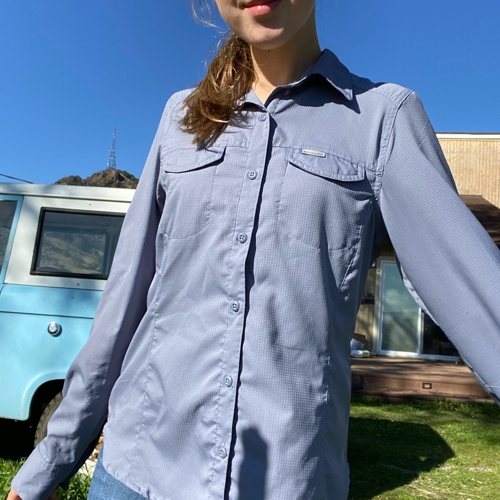 Women’s Columbia sun blocking button up